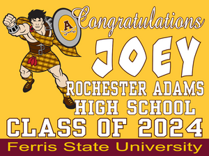 Senior Personalized Yard Signs - No Photo