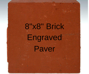 8"x8" brick paver HIGHLANDER GUILD PLUS